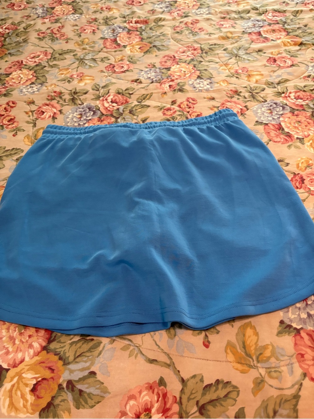 Maurices Bright Blue Circle Skirt with Elastic Waist
